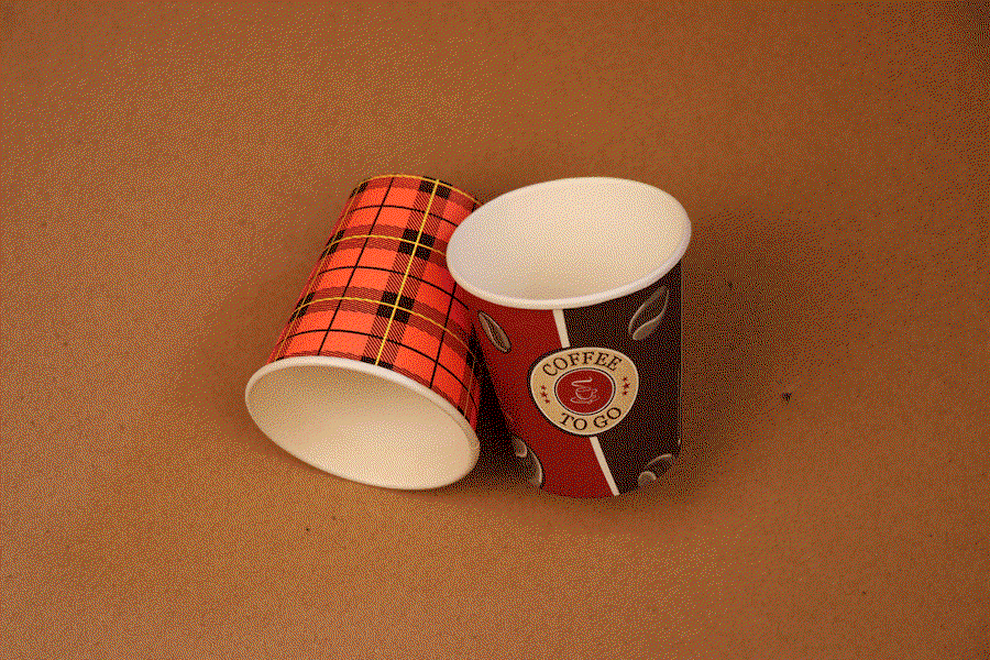 Single wall paper cup 180ml image