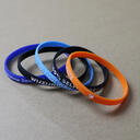 Custom silicone wristbands 6mm — slim, subtle bracelets with your logo