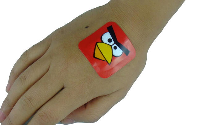 PE self-adhesive bandages 38x38mm with custom printing image