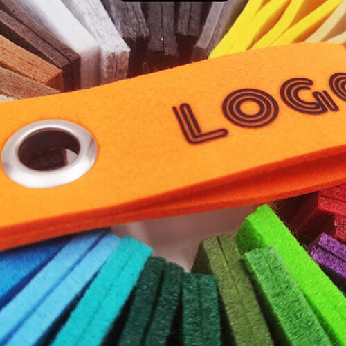 Polyster felt keychain Polyester felt keychain image