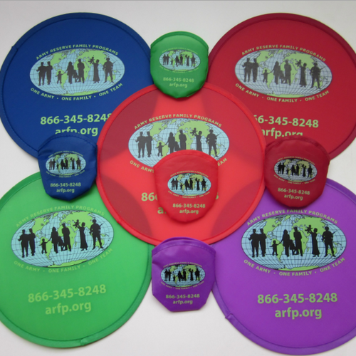 Folding Frisbee 25cm with pouch and your bespoke print or logo Folding Frisbee 25cm with pouch and your bespoke print or logo image