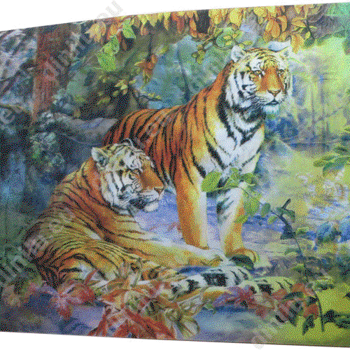 25x35cm Custom artwork lenticular print Lenticular print 25x35cm image