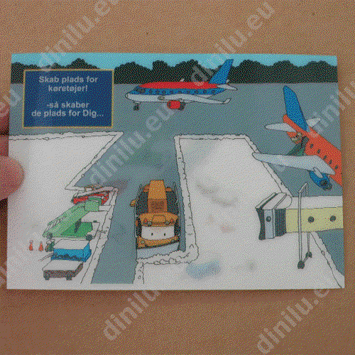 Lenticular with Flip-Effekt 10.5x14.8cm (A6) Lenticular postcard, 10.5x14.8cm (A6) image