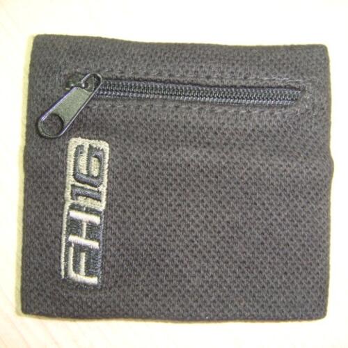 Custom embroidered sweatband with pocket for valuables image